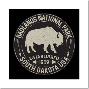 Badlands National Park South Dakota Posters and Art